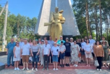 Член Совета Республики О.Жингель посетил мемориал воинам-освободителям в Браславе