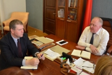 В.Лискович провел встречу с директором Белорусского института стратегических исследований
