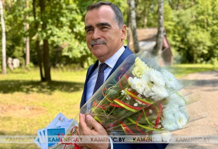 Александр Карпицкий посетил хозяйства Каменецкого района
