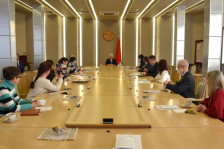 Член Президиума Совета Республики С.Рачков встретился с помощниками членов Постоянной комиссии по международным делам и национальной безопасности
