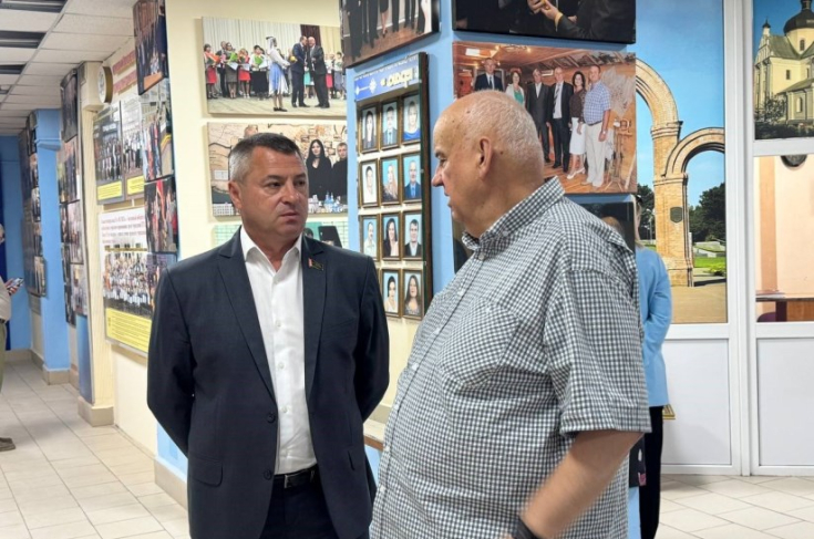 А.Горошкин посетил Могилевский экономический промышленно-технологический колледж