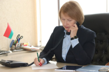 Екатерина Зенкевич провела прямую телефонную линию и прием граждан в Светлогорском райисполкоме