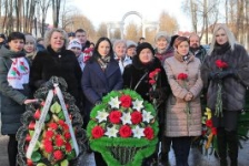 Член Совета Республики К.Капуцкая приняла участие в митинге-реквиеме, посвященном Дню памяти воинов-интернационалистов