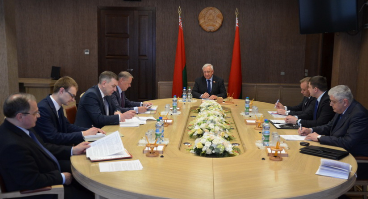 Председатель Совета Республики Мясникович М.В. встретился с руководителями государственных органов и организаций по итогам рабочего визита в Туркменистан и Азербайджан