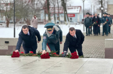 А.Горошкин принял участие в открытии нового здания пожарного депо в Хотимске