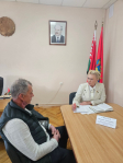 Наталья Глинская провела прямую телефонную линию и личный прием граждан в Раковском сельском исполнительном комитете Воложинского района.