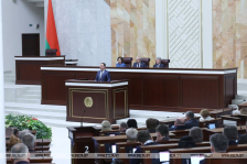 Сегодня прошло совместное заседание Палаты представителей и Совета Республики Национального собрания Республики Беларусь