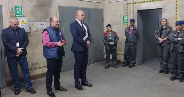 Член Президиума Роман Бродов встретился с трудовым коллективом ООО «ТерраЦинк»