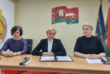 Член Совета Республики Наталья Маркович встретились с трудовым коллективом отдела внутренних дел Ушачского районного исполнительного комитета в рамках Единого дня информирования