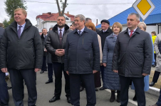 Член Президиума Совета Республики М.Русый принял участие в
областном фестивале-ярмарке «Дажынкi-2025» в Лельчицах
