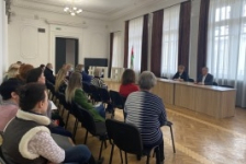 Член Совета Республики М.Ильина
провела встречу с трудовым коллективом
