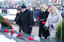 Члены Совета Республики приняли участие в митинге, посвященном Дню освобождения Гомеля от немецко-фашистских захватчиков