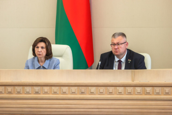 Под руководством Председателя Совета Республики Натальи Кочановой прошло заседание четвертой сессии Совета Республики Национального собрания Республики Беларусь восьмого созыва
