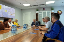 Член Совета Республики Э.Гаврилкович провел встречу с делегацией города-побратима Полесск Калининградской области