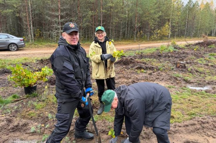 Члены Совета Республики И.Левкович и С.Мелешкин приняли участие в республиканской акции «Дай лесу новае жыцце!»