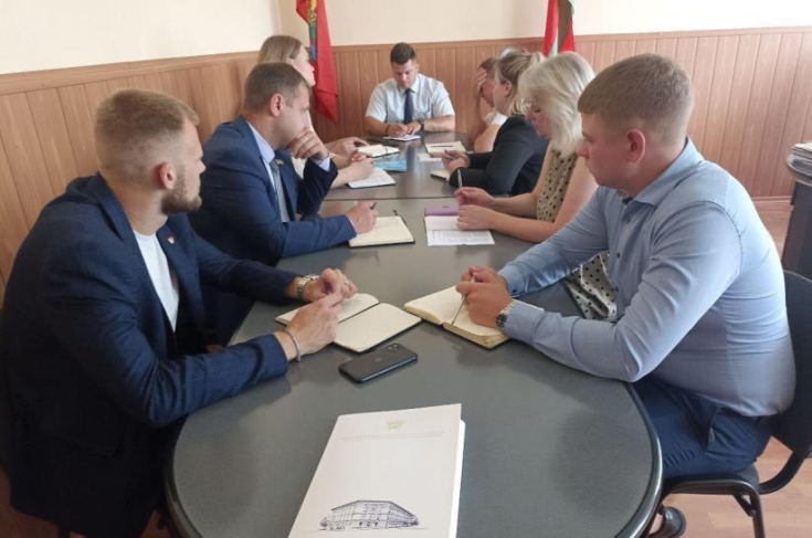 А.Лукьянов провел встречу с молодежным активом 
Чаусского района Могилевской области
