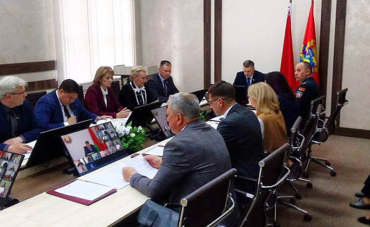 Член Совета Республики Наталья Глинская приняла участие в заседании Молодечненского районного исполнительного комитета