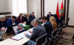 Член Совета Республики Наталья Глинская приняла участие в заседании Молодечненского районного исполнительного комитета