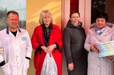 Член Совета Республики А.Смоляк посетила больницу сестринского ухода в агрогородке Глинище Хойникского района