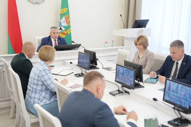 Ксения Пантюхова приняла участие в аппаратном совещании в Гомельском облисполкоме
