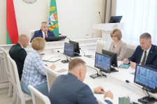 Ксения Пантюхова приняла участие в аппаратном совещании в Гомельском облисполкоме