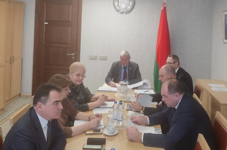 Состоялось очередное заседание Постоянной комиссии Совета Республики Национального собрания Республики Беларусь по международным делам и национальной безопасности