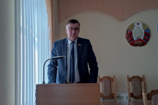 Член Совета Республики А.Шолтанюк 
встретился с трудовым коллективом
