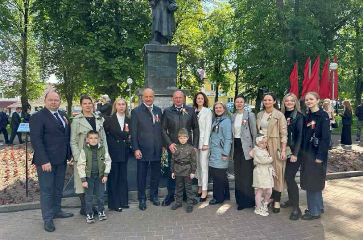 Член Совета Республики В.Байко принял участие в митинге, посвященном 79-й годовщине Победы в Великой Отечественной войне