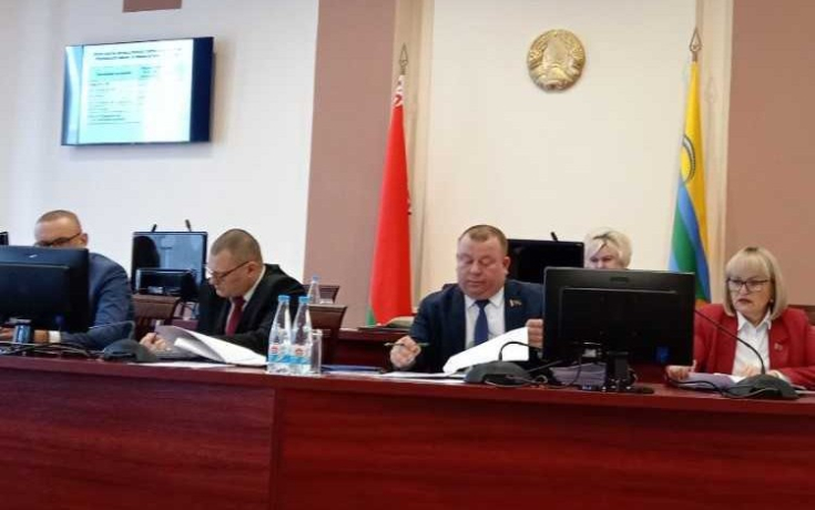 Член Совета Республики Юрий Васильцов принял участие в заседании Рогачевского райисполкома