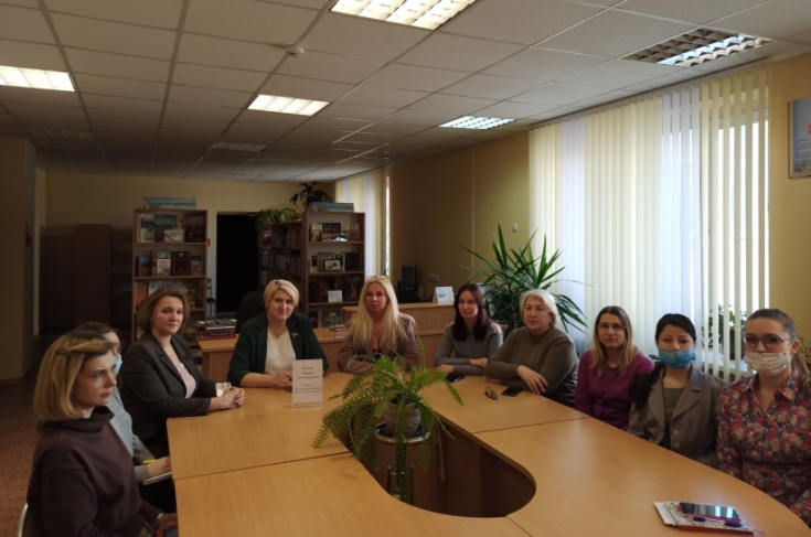 Член Совета Республики М.Ильина провела встречу
с трудовым коллективом