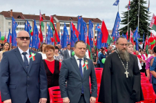 Член Совета Республики Э.Гаврилкович принял участие в митинге, посвященном Дню Независимости Республики Беларусь