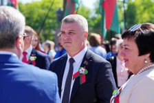 Член Совета Республики А.Неверов принял участие в праздновании Дня Государственного флага, Государственного герба и Государственного гимна Республики Беларусь