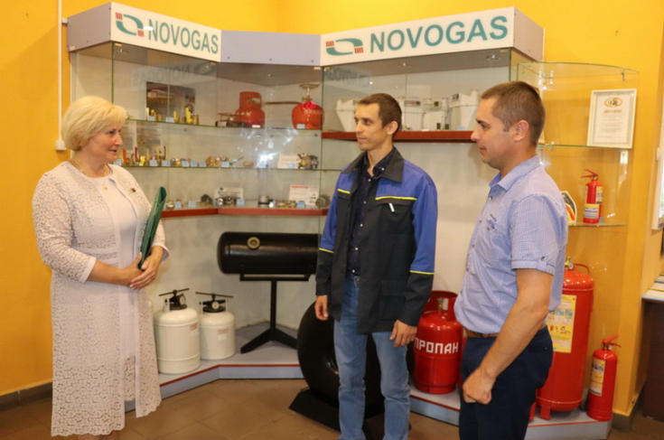 Член Совета Республики Э.Сороко встретилась с коллективом ОАО «Новогрудский завод газовой аппаратуры»