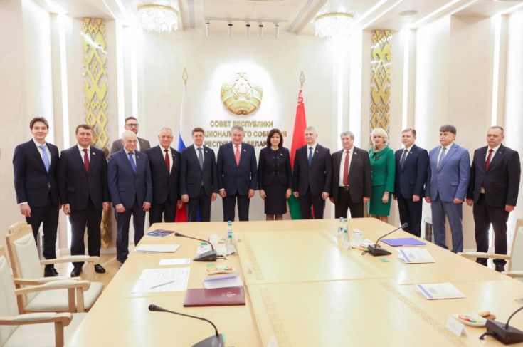Состоялось заседание межпарламентской комиссии Совета Республики и Совета Федерации по межрегиональному сотрудничеству