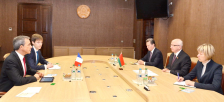 Встреча заместителя Председателя Совета Республики Русецкого А.М. с вице-председателем группы дружбы «Франция — Беларусь» Т.Мариани
