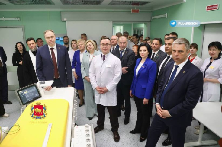 Член Совета Республики А.Жамойда принял участие в открытии ангиографического кабинета