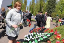 Член Совета Республики Е.Серафинович приняла участие 
в мероприятиях, посвященных празднованию Дня Победы