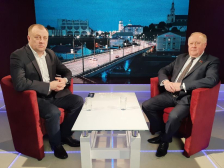 Член Президиума Совета Республики В.Лискович посетил телерадиокомпанию «Гродно»