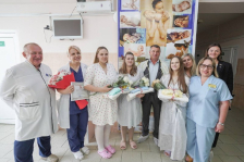Александр Горошкин поздравил матерей, родивших детей в День Независимости Беларуси