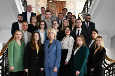 Член Президиума Совета Республики Т.Рунец встретилась с членами Молодежного совета