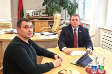 Член Совета Республики Сергей Анюховский провел прием граждан