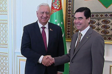 Рабочий визит Председателя Совета Республики Мясниковича М.В. в Туркменистан