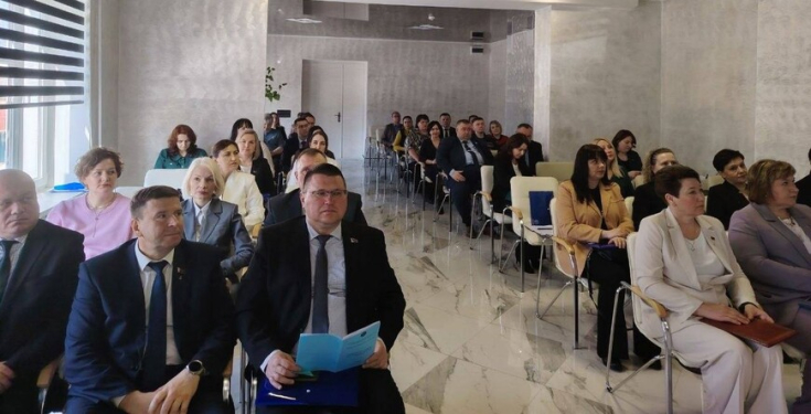 Член Совета Республики Павел Ошурик принял участие в заседании Пленума Гродненского областного комитета Белорусского профсоюза работников государственных и других учреждений