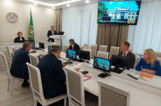 Член Совета Республики Е.Зенкевич приняла участие в заседании президиума Гомельского областного Совета депутатов
