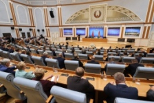 Члены Президиума Совета Республики Н.Кочанова и А.Исаченко приняли участие во встрече актива местной вертикали с Главой государства