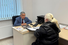 Член Совета Республики Г.Барсамян посетил аг. Острошицкий Городок