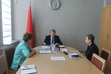 Член Президиума Совета Республики И.Луцкий провел личный прием граждан в Совете Республики Национального собрания Республики Беларусь