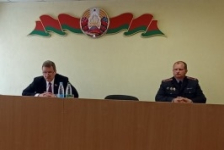 Член Совета Республики В.Полищук выступил перед сотрудниками Мстиславского отдела внутренних дел