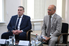 Член Совета Республики Валентин Байко в рамках ЕДИ встретился с коллективом Гродненского агентства по государственной регистрации и земельному кадастру