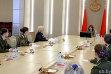 Председатель Совета Республики Н.Кочанова встретилась с курсантами университета гражданской защиты МЧС — членами молодежного крыла союза женщин МЧС